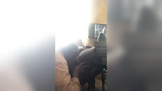 Eating Nasty Slut Wife after her Date