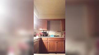 Black BBW Quick Kitchen Fuck - 1 image