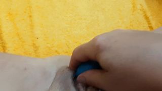 Fast Masturbation with Toy. BBW Lady - 4 image