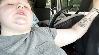 Wife using her Toy on the way Home - 3 image