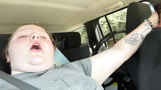 Wife using her Toy on the way Home - 5 image