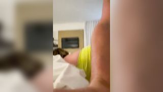 Big Brunette Ass Fucked Doggystyle in Hotel Room in Miami - 3 image