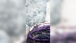 BeachDSM Balck Babydoll Gangbanged at the Beach - 2 image