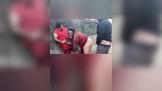 BeachDSM Balck Babydoll Gangbanged at the Beach - 6 image