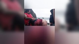 BeachDSM Balck Babydoll Gangbanged at the Beach - 8 image