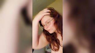 BBW Smokes and Dances around Shaking Tits and Rubbing Pussy - 5 image