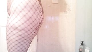 Chubby Pussy In Fishnet - 12 image