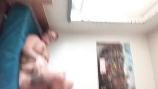 chubby mom fucks and sucks inexperienced guy, swallows his cum - 11 image