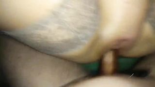 Fucking my hot wife with a strap-on. - 8 image