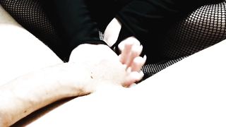 College Lesbian Playing and Teasing Hard Cock - 15 image