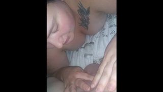 Hot Lesbian Oral to Strap Part 2 - 1 image