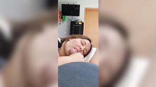 Deepthroat Dirty Talking Cock Sucking then Bends over and Takes a Hard Cock and Creampie - 11 image